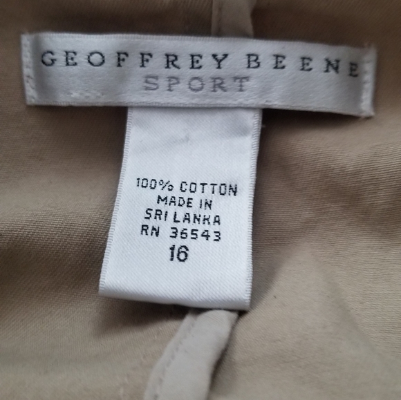 Vintage utility jacket from Geoffrey Beene. 100% cotton. - Picture 5 of 5